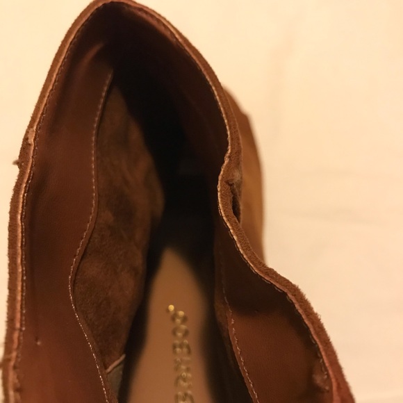 BAMBOO SUEDE OPEN TOED ANKLE BOOT - Picture 4 of 6